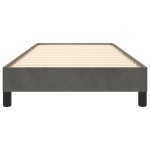vidaXL Cadru de pat fără saltea, gri închis, 80x200 cm, catifea vidaXL Cadru de pat fără saltea, gri închis, 80x200 cm, catifea