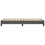 vidaXL Cadru de pat fără saltea, gri închis, 90x190 cm, catifea vidaXL Cadru de pat fără saltea, gri închis, 90x190 cm, catifea