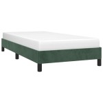 vidaXL Cadru de pat fără saltea, verde închis, 90x190 cm, catifea vidaXL Cadru de pat fără saltea, verde închis, 90x190 cm, catifea