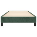 vidaXL Cadru de pat fără saltea, verde închis, 90x190 cm, catifea vidaXL Cadru de pat fără saltea, verde închis, 90x190 cm, catifea