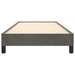 vidaXL Cadru de pat fără saltea, gri închis, 90x200 cm, catifea vidaXL Cadru de pat fără saltea, gri închis, 90x200 cm, catifea