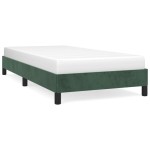 vidaXL Cadru de pat fără saltea, verde închis, 100x200 cm, catifea vidaXL Cadru de pat fără saltea, verde închis, 100x200 cm, catifea