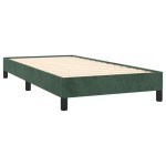 vidaXL Cadru de pat fără saltea, verde închis, 100x200 cm, catifea vidaXL Cadru de pat fără saltea, verde închis, 100x200 cm, catifea