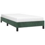 vidaXL Cadru de pat fără saltea, verde închis, 100x200 cm, catifea vidaXL Cadru de pat fără saltea, verde închis, 100x200 cm, catifea