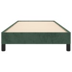 vidaXL Cadru de pat fără saltea, verde închis, 100x200 cm, catifea vidaXL Cadru de pat fără saltea, verde închis, 100x200 cm, catifea