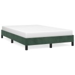 vidaXL Cadru de pat fără saltea, verde închis, 120x200 cm, catifea vidaXL Cadru de pat fără saltea, verde închis, 120x200 cm, catifea