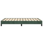 vidaXL Cadru de pat fără saltea, verde închis, 120x200 cm, catifea vidaXL Cadru de pat fără saltea, verde închis, 120x200 cm, catifea