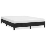 vidaXL Cadru de pat fără saltea, negru, 140x190 cm, catifea vidaXL Cadru de pat fără saltea, negru, 140x190 cm, catifea
