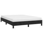 vidaXL Cadru de pat fără saltea, negru, 140x190 cm, catifea vidaXL Cadru de pat fără saltea, negru, 140x190 cm, catifea