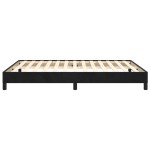 vidaXL Cadru de pat fără saltea, negru, 140x190 cm, catifea vidaXL Cadru de pat fără saltea, negru, 140x190 cm, catifea