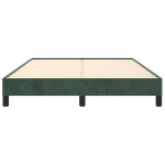 vidaXL Cadru de pat fără saltea, verde închis, 140x190 cm, catifea vidaXL Cadru de pat fără saltea, verde închis, 140x190 cm, catifea