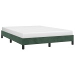 vidaXL Cadru de pat fără saltea, verde închis, 140x200 cm, catifea vidaXL Cadru de pat fără saltea, verde închis, 140x200 cm, catifea