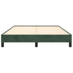 vidaXL Cadru de pat fără saltea, verde închis, 140x200 cm, catifea vidaXL Cadru de pat fără saltea, verde închis, 140x200 cm, catifea