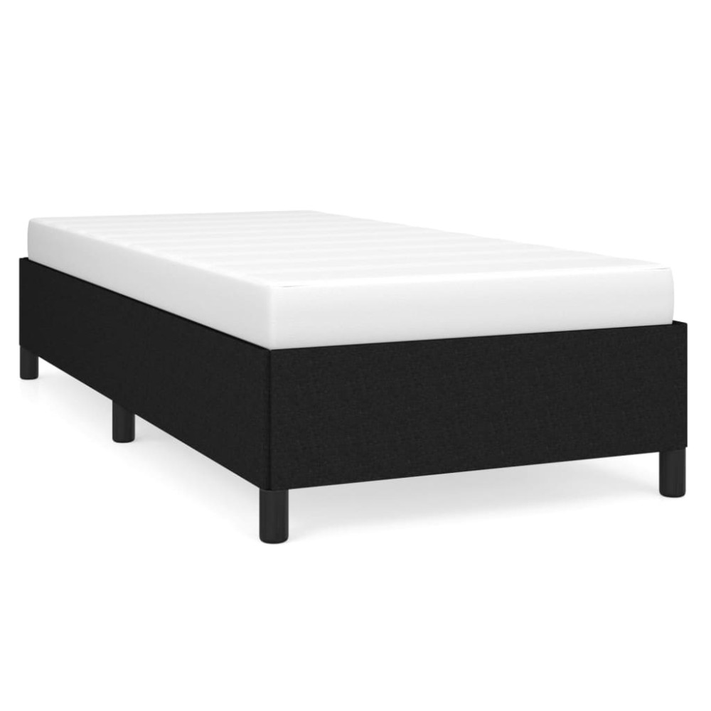vidaXL Cadru de pat fără saltea țesătură neagră 80x200 cm