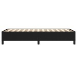 vidaXL Cadru de pat fără saltea țesătură neagră 80x200 cm