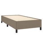 vidaXL Cadru de pat fără saltea Taupe 80x200 cm țesătură