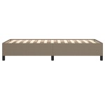 vidaXL Cadru de pat fără saltea Taupe 80x200 cm țesătură