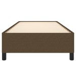 vidaXL Cadru de pat fără saltea, maro închis, 90x190 cm, textil vidaXL Cadru de pat fără saltea, maro închis, 90x190 cm, textil