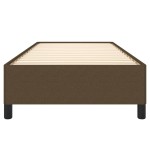 vidaXL Cadru de pat fără saltea, maro închis, 90x200 cm, textil vidaXL Cadru de pat fără saltea, maro închis, 90x200 cm, textil