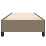 vidaXL Cadru de pat fără saltea Taupe 90x200 cm țesătură