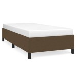 vidaXL Cadru de pat fără saltea, maro închis, 100x200 cm, textil vidaXL Cadru de pat fără saltea, maro închis, 100x200 cm, textil