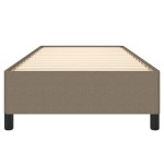 vidaXL Cadru de pat fără saltea, gri taupe, 100x200 cm, textil vidaXL Cadru de pat fără saltea, gri taupe, 100x200 cm, textil