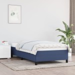 vidaXL Cadru de pat fără saltea țesătură albastră 100x200 cm vidaXL Cadru de pat fără saltea țesătură albastră 100x200 cm