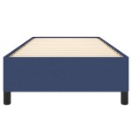 vidaXL Cadru de pat fără saltea țesătură albastră 100x200 cm vidaXL Cadru de pat fără saltea țesătură albastră 100x200 cm