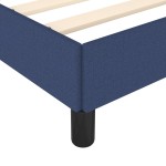 vidaXL Cadru de pat fără saltea țesătură albastră 100x200 cm vidaXL Cadru de pat fără saltea țesătură albastră 100x200 cm