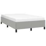 vidaXL Cadru de pat fără saltea, gri deschis, 120x200 cm, textil
