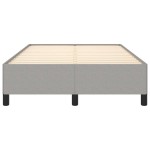 vidaXL Cadru de pat fără saltea, gri deschis, 120x200 cm, textil