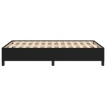 vidaXL Cadru de pat fără saltea, negru, 120x200 cm, textil