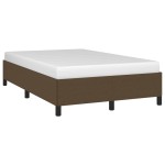 vidaXL Cadru de pat fără saltea, maro închis, 120x200 cm, textil vidaXL Cadru de pat fără saltea, maro închis, 120x200 cm, textil