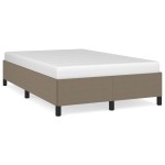 vidaXL Cadru de pat fără saltea, gri taupe, 120x200 cm, textil vidaXL Cadru de pat fără saltea, gri taupe, 120x200 cm, textil