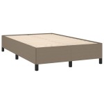 vidaXL Cadru de pat fără saltea, gri taupe, 120x200 cm, textil vidaXL Cadru de pat fără saltea, gri taupe, 120x200 cm, textil