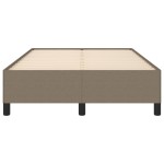 vidaXL Cadru de pat fără saltea, gri taupe, 120x200 cm, textil vidaXL Cadru de pat fără saltea, gri taupe, 120x200 cm, textil