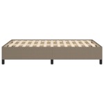 vidaXL Cadru de pat fără saltea, gri taupe, 120x200 cm, textil vidaXL Cadru de pat fără saltea, gri taupe, 120x200 cm, textil
