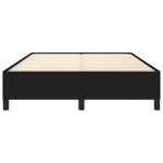 vidaXL Cadru de pat fără saltea, negru, 140x200 cm, textil vidaXL Cadru de pat fără saltea, negru, 140x200 cm, textil