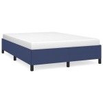 vidaXL Cadru de pat fără saltea, albastru, 140x200 cm, textil