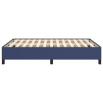 vidaXL Cadru de pat fără saltea, albastru, 140x200 cm, textil