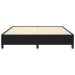 vidaXL Cadru de pat fără saltea, negru, 160x200 cm, textil vidaXL Cadru de pat fără saltea, negru, 160x200 cm, textil
