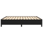 vidaXL Cadru de pat fără saltea, negru, 160x200 cm, textil vidaXL Cadru de pat fără saltea, negru, 160x200 cm, textil