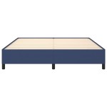 vidaXL Cadru de pat fără saltea, albastru, 160x200 cm, textil