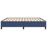 vidaXL Cadru de pat fără saltea, albastru, 160x200 cm, textil