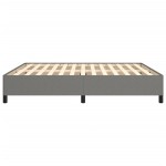 vidaXL Cadru de pat fără saltea, gri închis, 180x200 cm, textil
