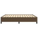 vidaXL Cadru de pat fără saltea, maro închis, 180x200 cm, textil vidaXL Cadru de pat fără saltea, maro închis, 180x200 cm, textil