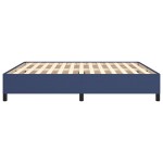 vidaXL Cadru de pat fără saltea, albastru, 180x200 cm, textil