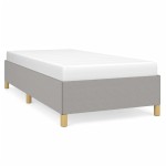 vidaXL Cadru de pat fără saltea, gri deschis, 80x200 cm, textil
