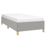 vidaXL Cadru de pat fără saltea, gri deschis, 80x200 cm, textil