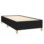 vidaXL Cadru de pat fără saltea țesătură neagră 80x200 cm